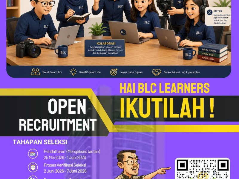 Segera Daftar! Open Recruitment Tim Konten Kreator BLC