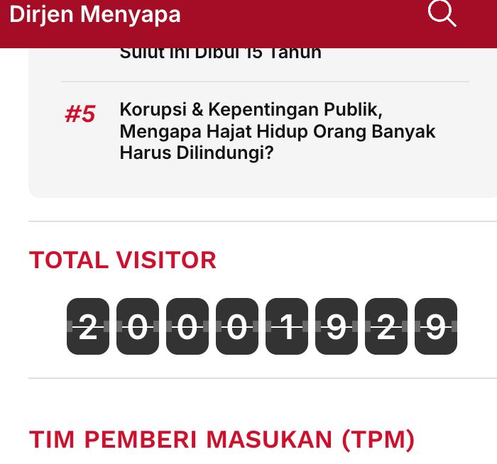 20 Juta Visitors! Dandapala Kian Kokoh Sebagai Rujukan Informasi Hukum & Peradilan