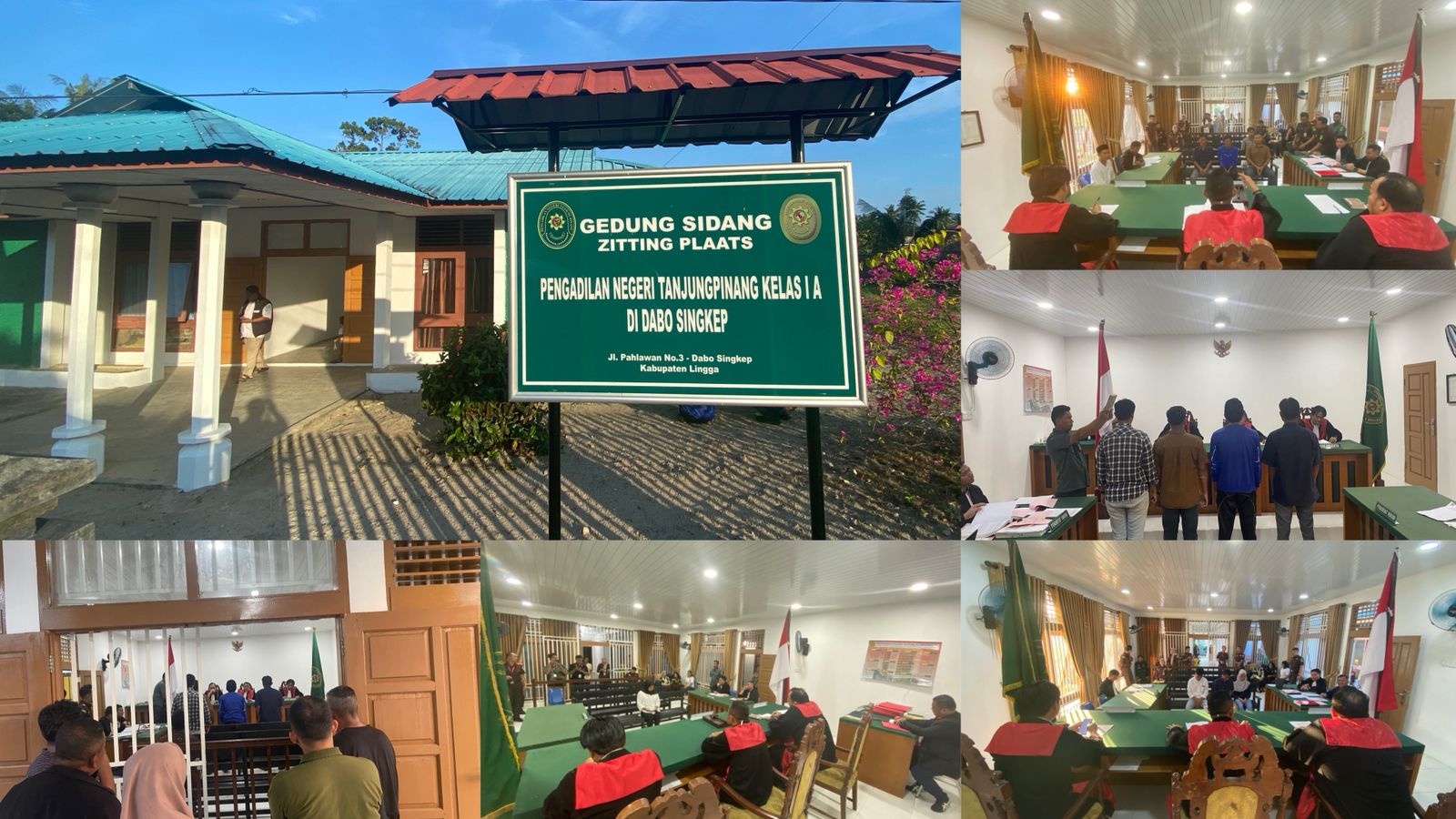 6 Jam Perjalanan Laut, PN Tanjungpinang Laksanakan Sidang di Dabo Singkep