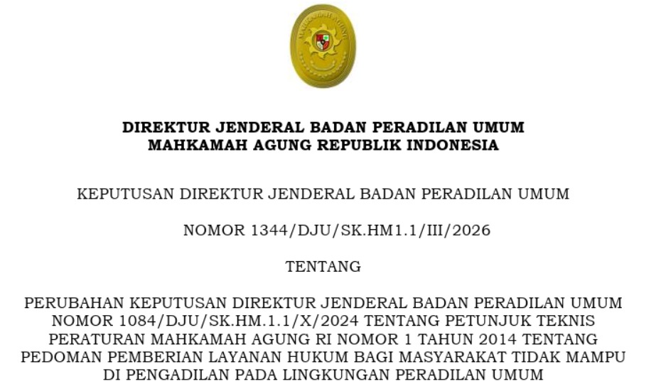 Akses Keadilan Diperluas, Badilum Turunkan Biaya Kasasi dan PK Elektronik
