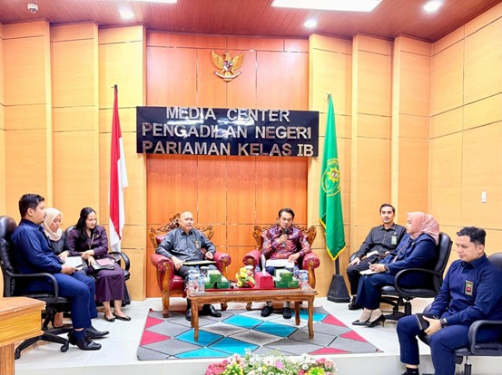 Badilum Laksanakan Monev Penanganan Perkara RJ di Wilayah Hukum PT Padang
