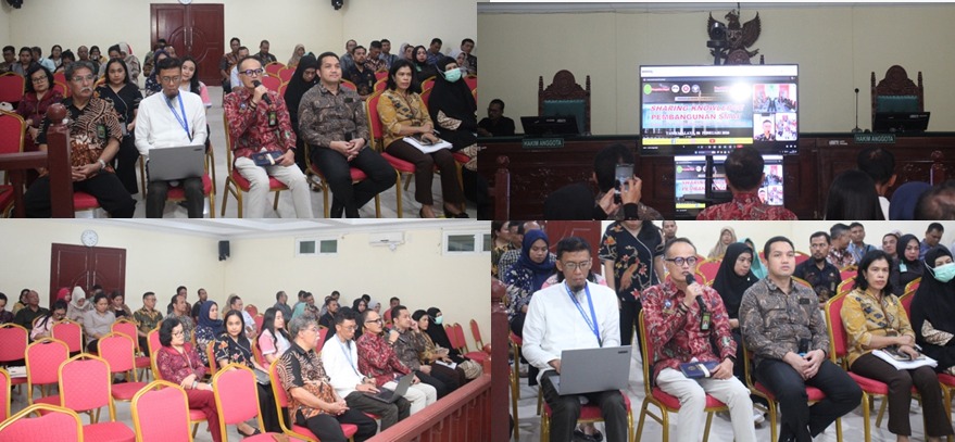 Bangun Sistem Anti Suap, PN Lubuk Pakam Ikuti Sharing Knowledge oleh PN Tasikmalaya