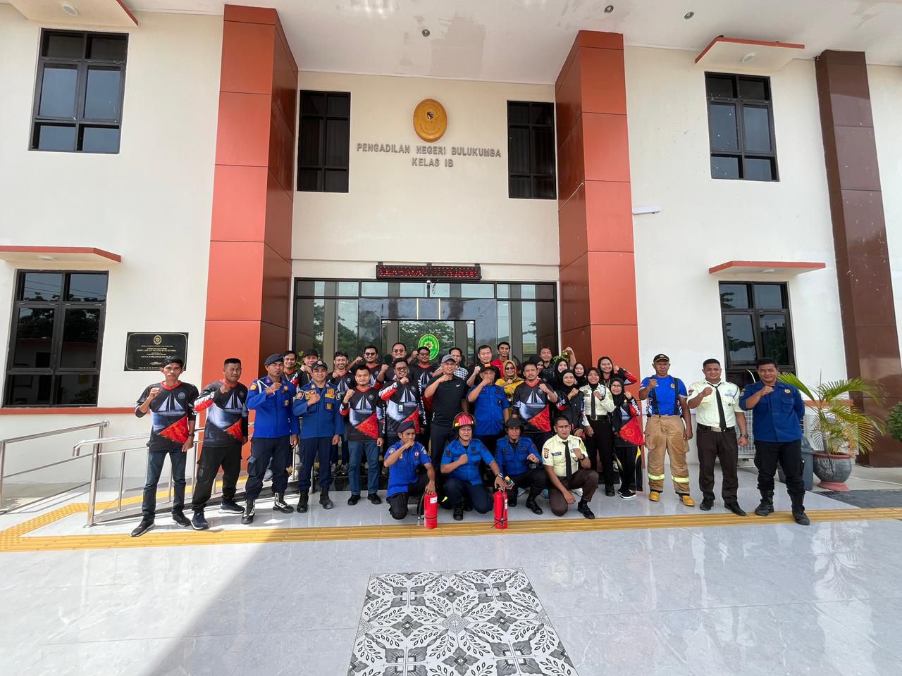 Bekali Budaya Keselamatan Kerja, PN Bulukumba Simulasi Kebakaran & Bencana