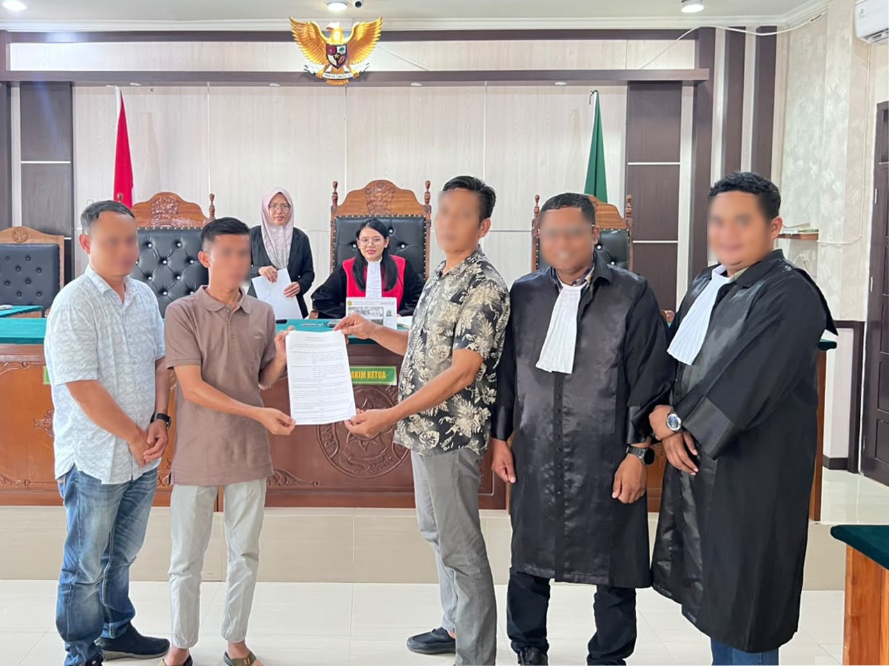 Berakhir Damai, Terdakwa Penganiayaan Dipidana Pengawasan oleh PN Tebo