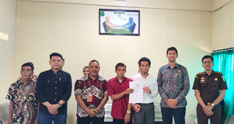 Bersejarah, Perdana PN Larantuka Fasilitasi Mediasi Penal Berbasis Keadilan Restoratif