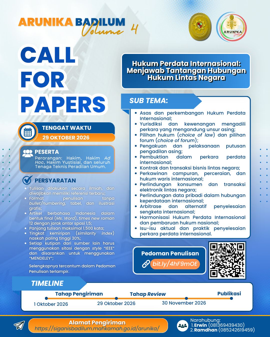 Call For Papers Arunika Volume 4 Dibuka, Ayo Ikut!