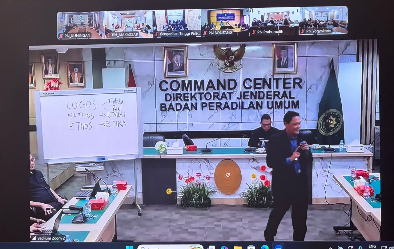 Corporate Trainer Budi Berlian Tekankan Logos, Pathos & Ethos dalam Public Speaking