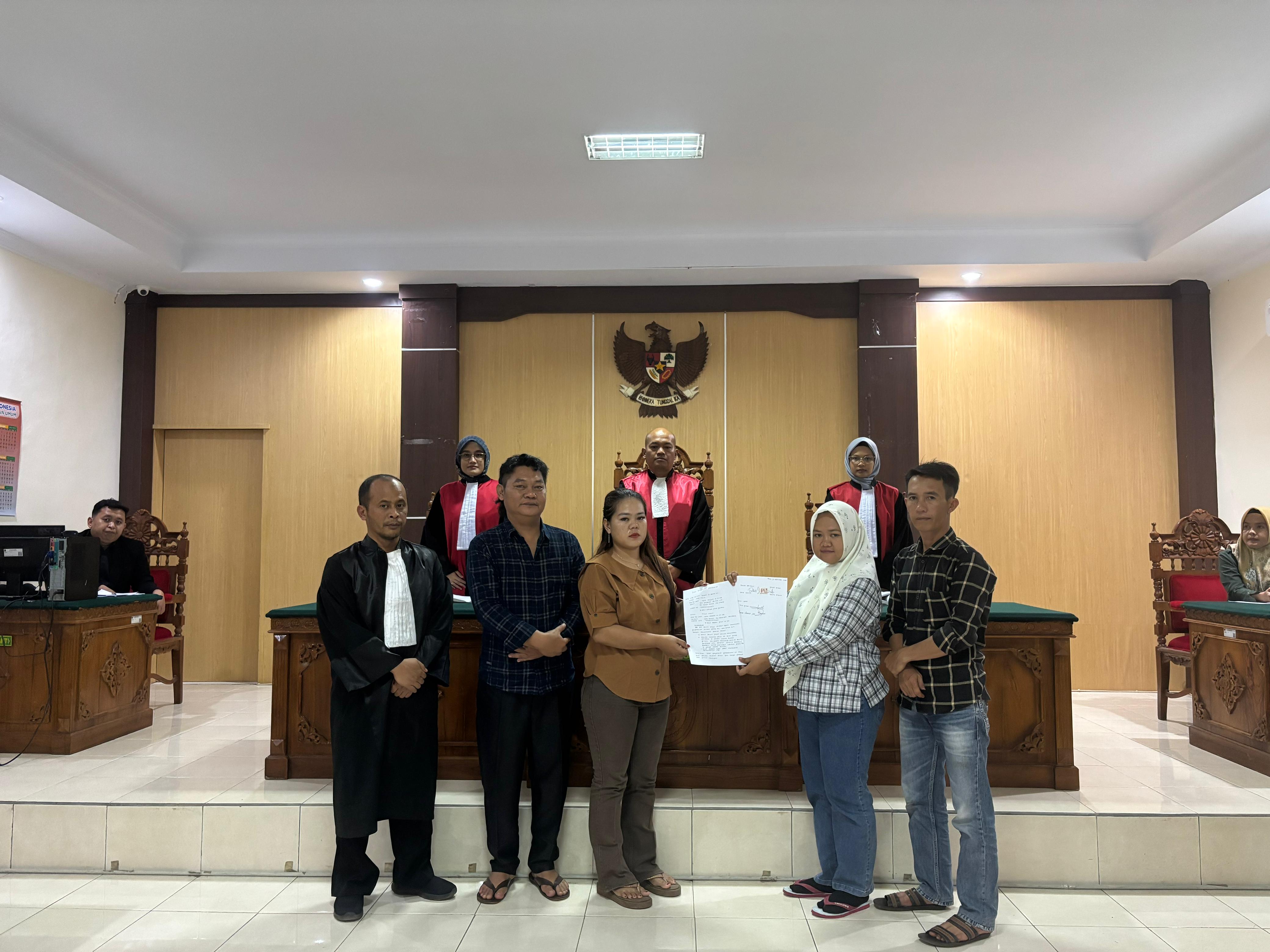 Damai di Meja Hijau, PN Tubei Bengkulu Vonis Pelaku Penganiayaan 1 Bulan 15 Hari
