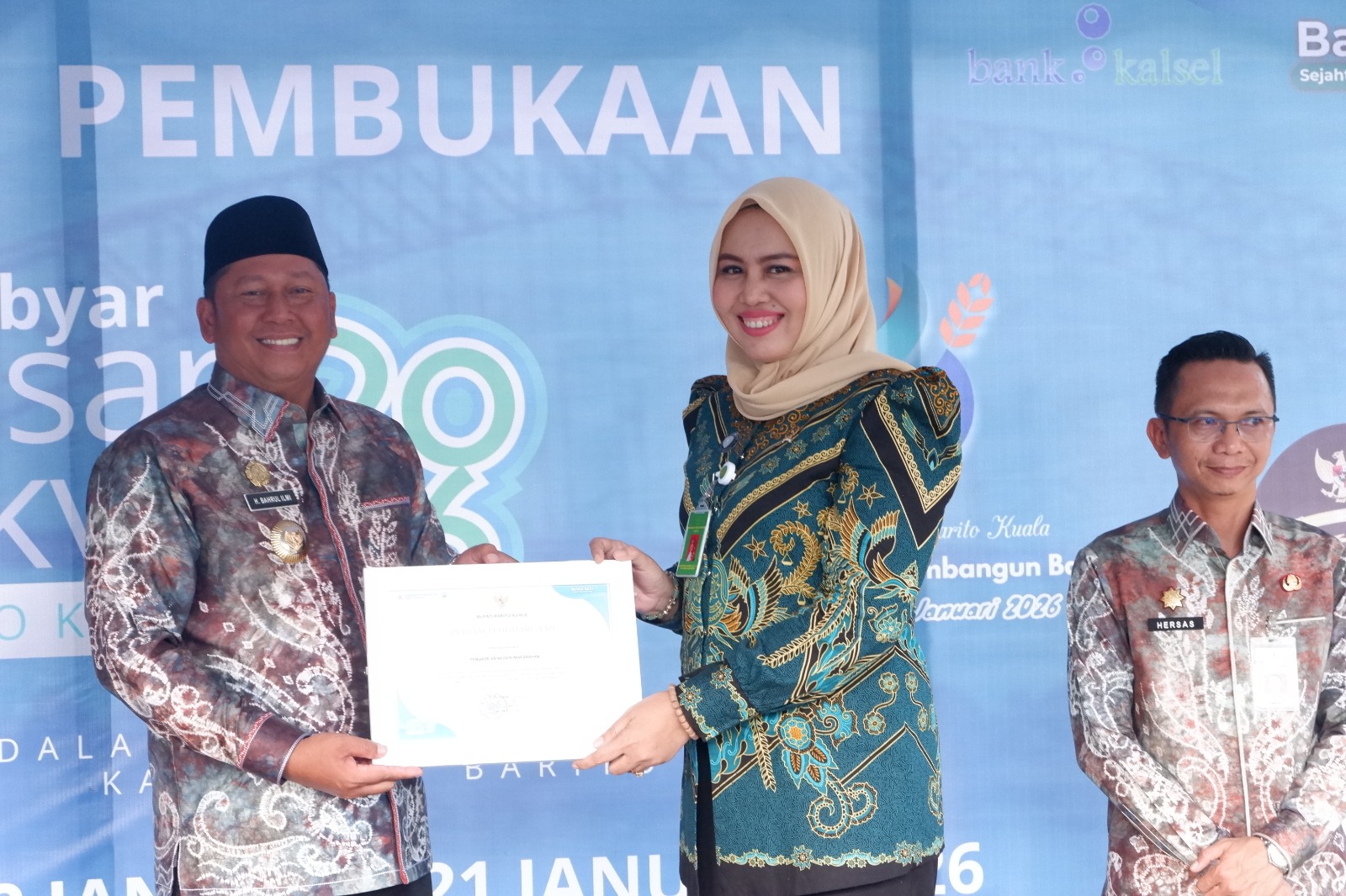 Dekatkan Layanan ke Publik, PN Marabahan Kalsel Ikut Pasar Rakyat Batola