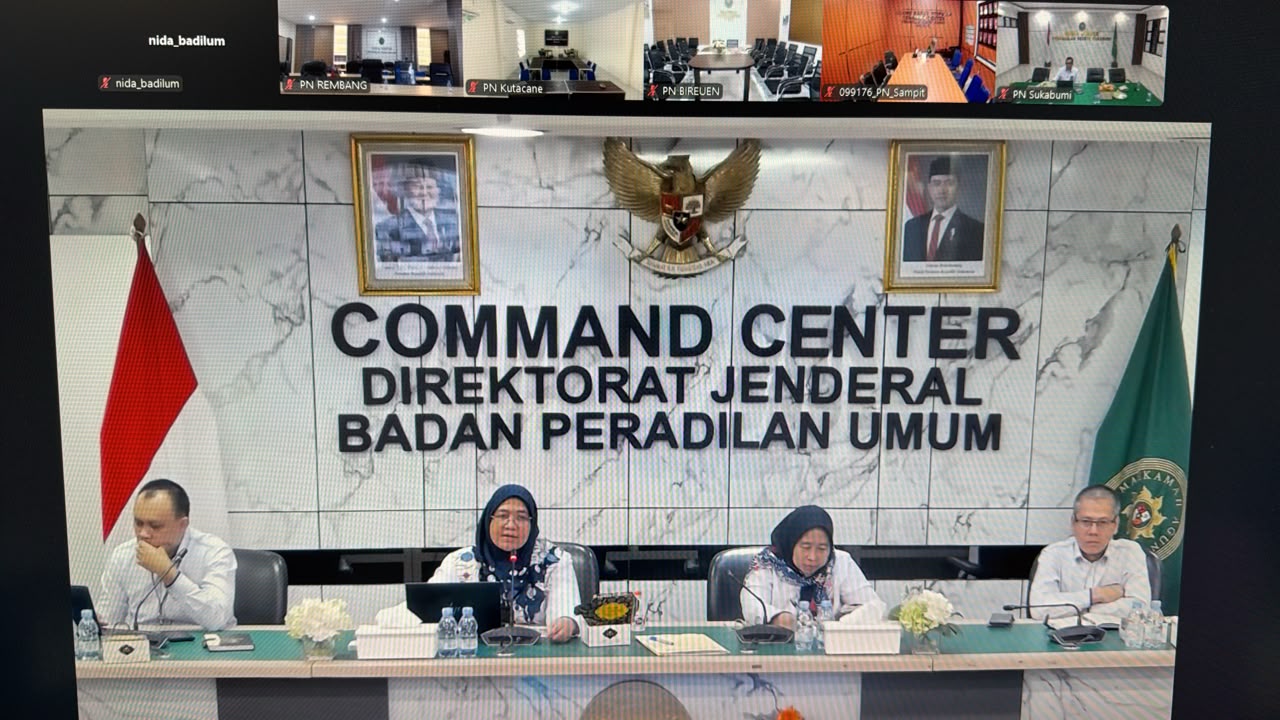 Direktur Pembinaan Administrasi Peradilan Umum Tegaskan Kepatuhan SOP