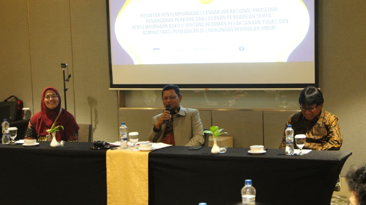 Ditjen Badilum Libatkan Pimpinan Pengadilan Sempurnakan SOP Perkara