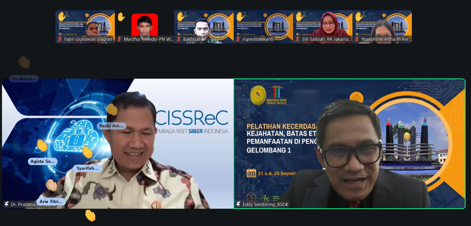Dr. Pratama: AI Hanya Membantu Hakim, Putusan Adalah Wilayah Hakim
