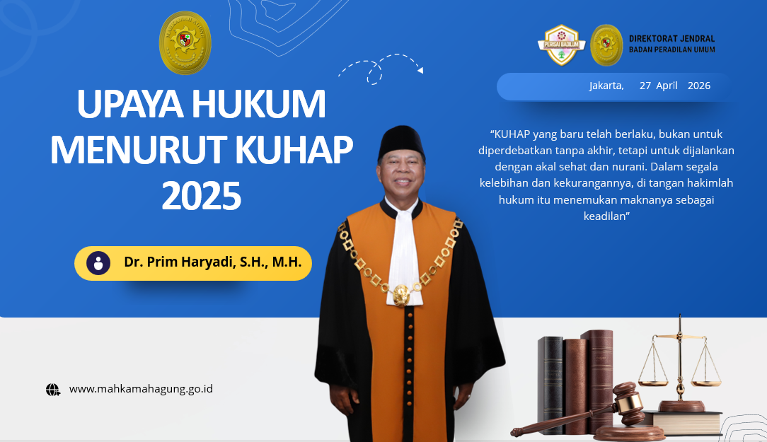 Dr Prim Haryadi: Batas Waktu Kasasi 14 Hari Sejak Putusan Banding Diucapkan