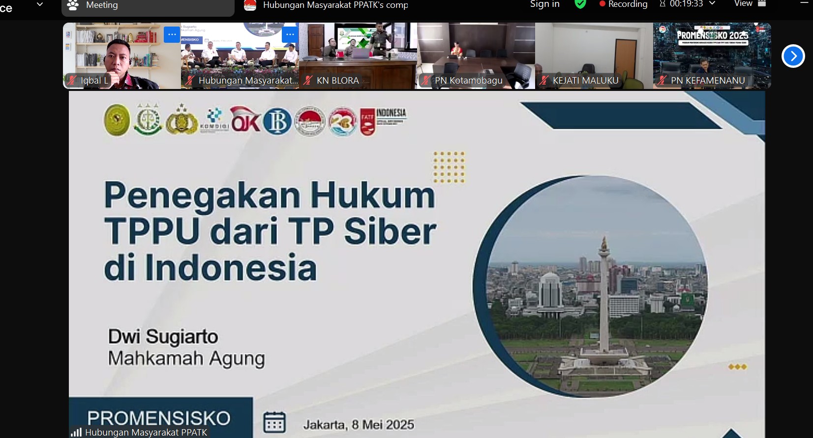 Dua Hakim PN Pulau Punjung Ikuti Promensisko 2025