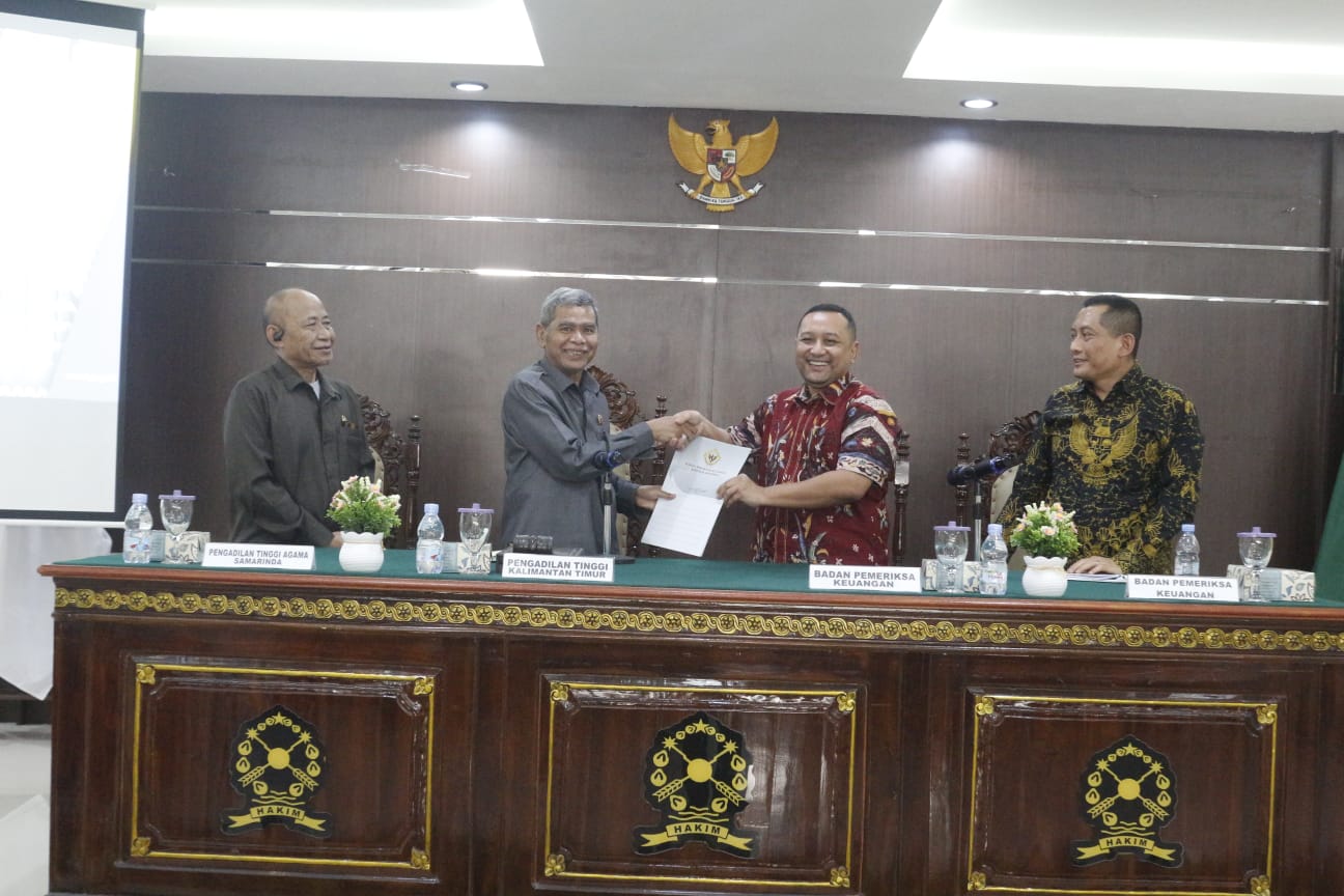 Exit Meeting Pemeriksaan Interim BPK di Wilayah Pengadilan Kaltim