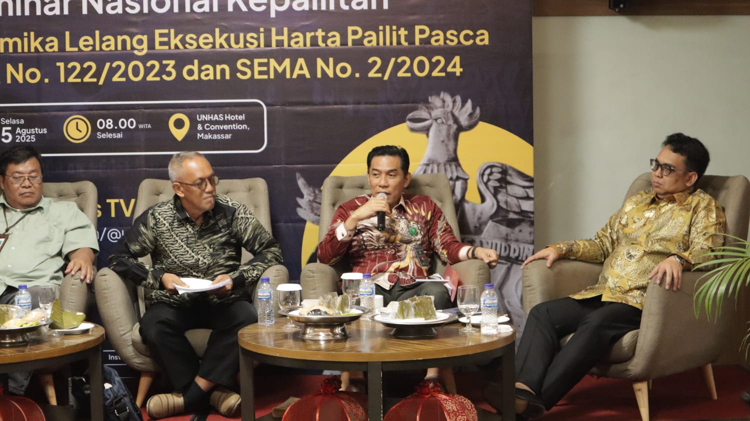 Gandeng Hakim Niaga PN Makassar, UNHAS Gelar Seminar Nasional Kepailitan