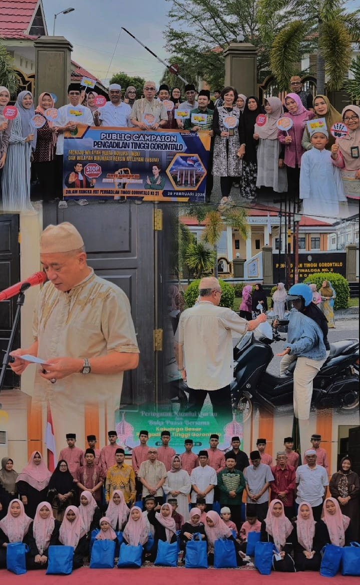 Gebyar Ramadhan di PT Gorontalo, Kampanye Integritas hingga Santunan Yatim