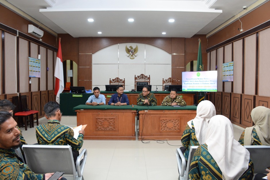 Gelar Sosialisasi Surat Tercatat, Bentuk Sinergi PN Bireuen dan PT Pos Indonesia