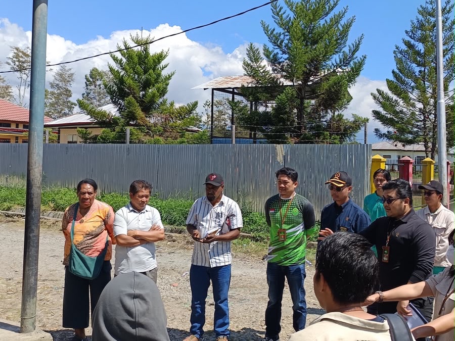 Hakim PN Wamena Turun ke Lokasi Sengketa Tanah, Cek Langsung Objek Gugatan PMH