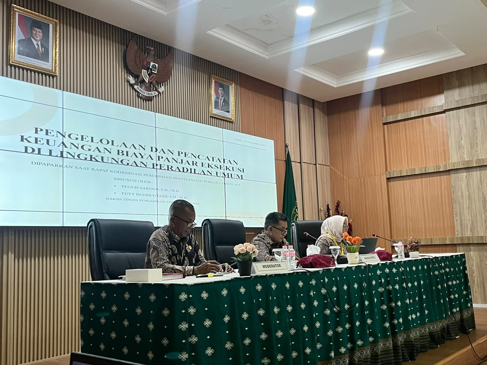 Hakim Tinggi PT Pontianak Tekankan Akuntabilitas Panjar Biaya Eksekusi