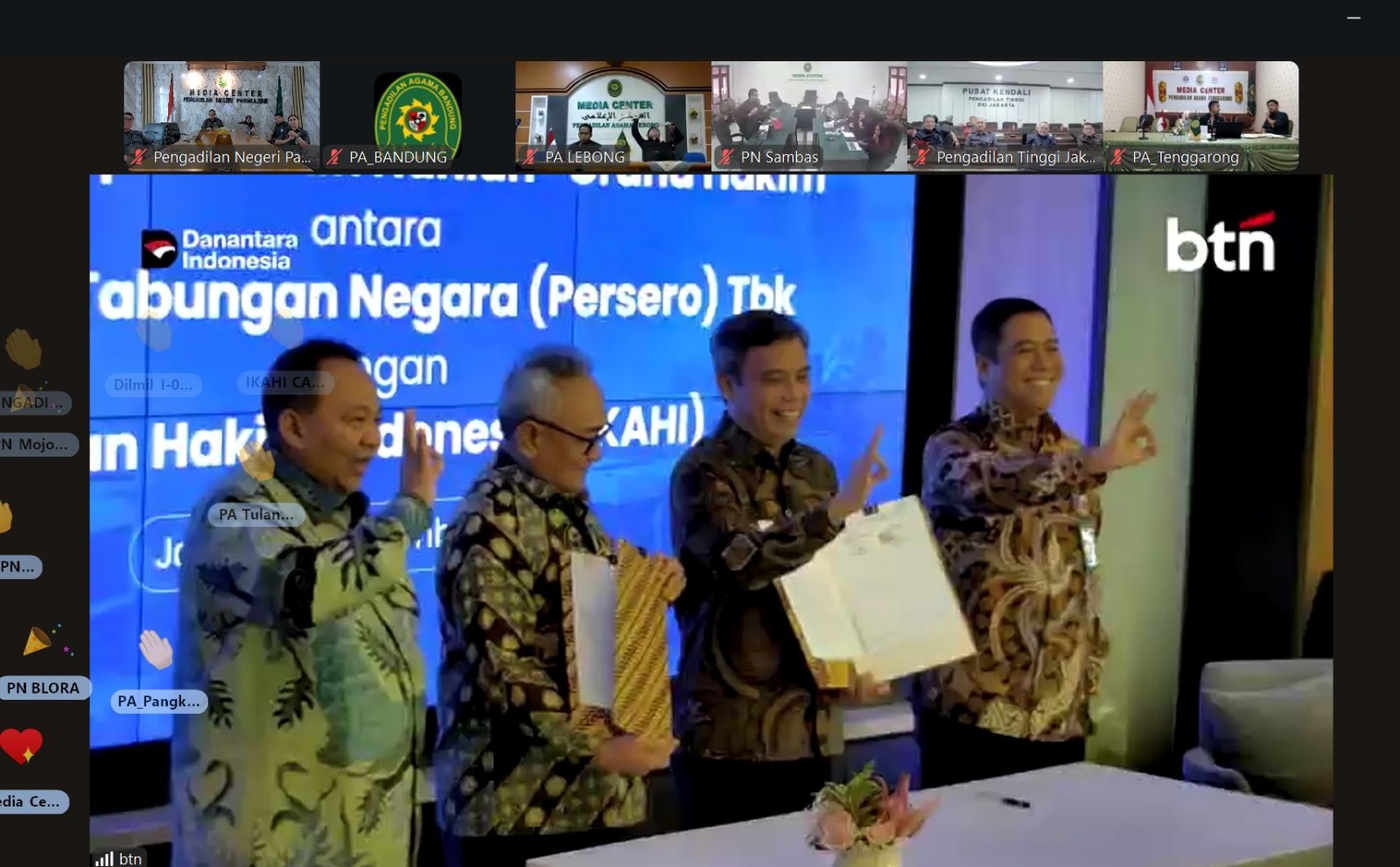 IKAHI dan BTN Tandatangani Nota Kesepahaman Program Hunian Graha Hakim 