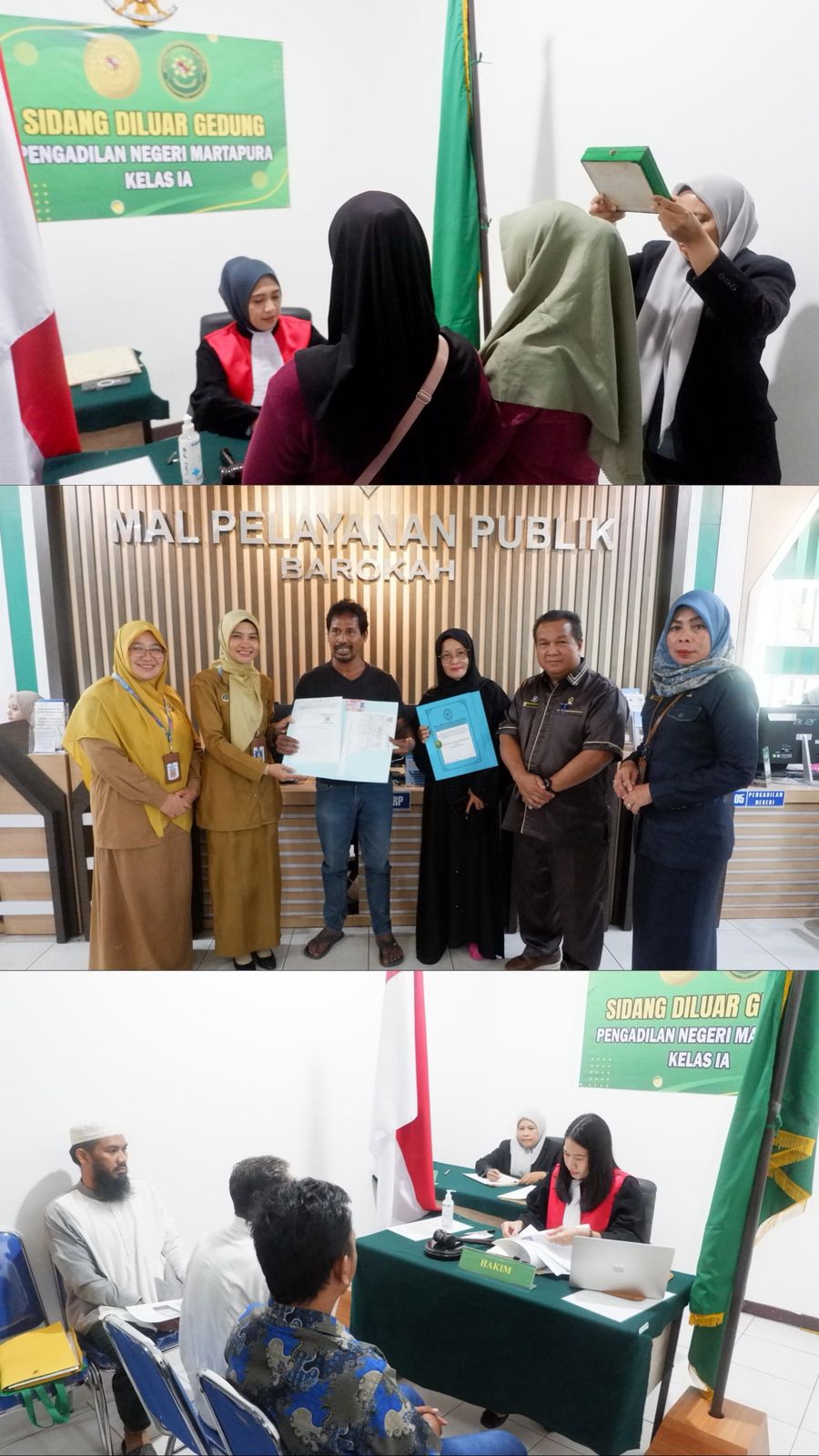 Inovasi Sidang Keliling PN Martapura Kalsel, Ubah Data Kependudukan Sehari Jadi