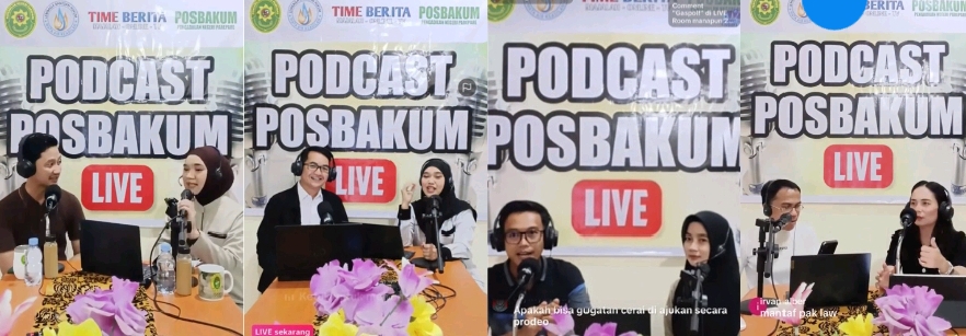 Inovatif, Posbakum PN Parepare Sulsel Edukasi Hukum Masyarakat lewat Podcast Live TikTok