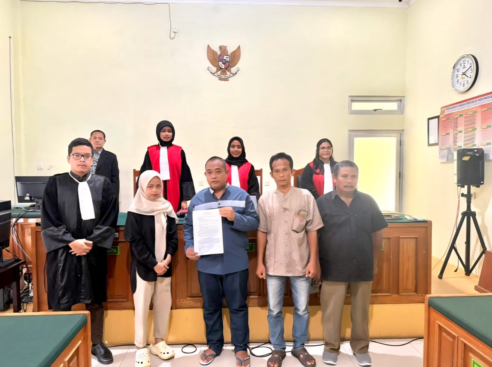 Kasus Curi Dengan Kekerasan Di Kaltim Berakhir Damai, Hakim Terapkan RJ