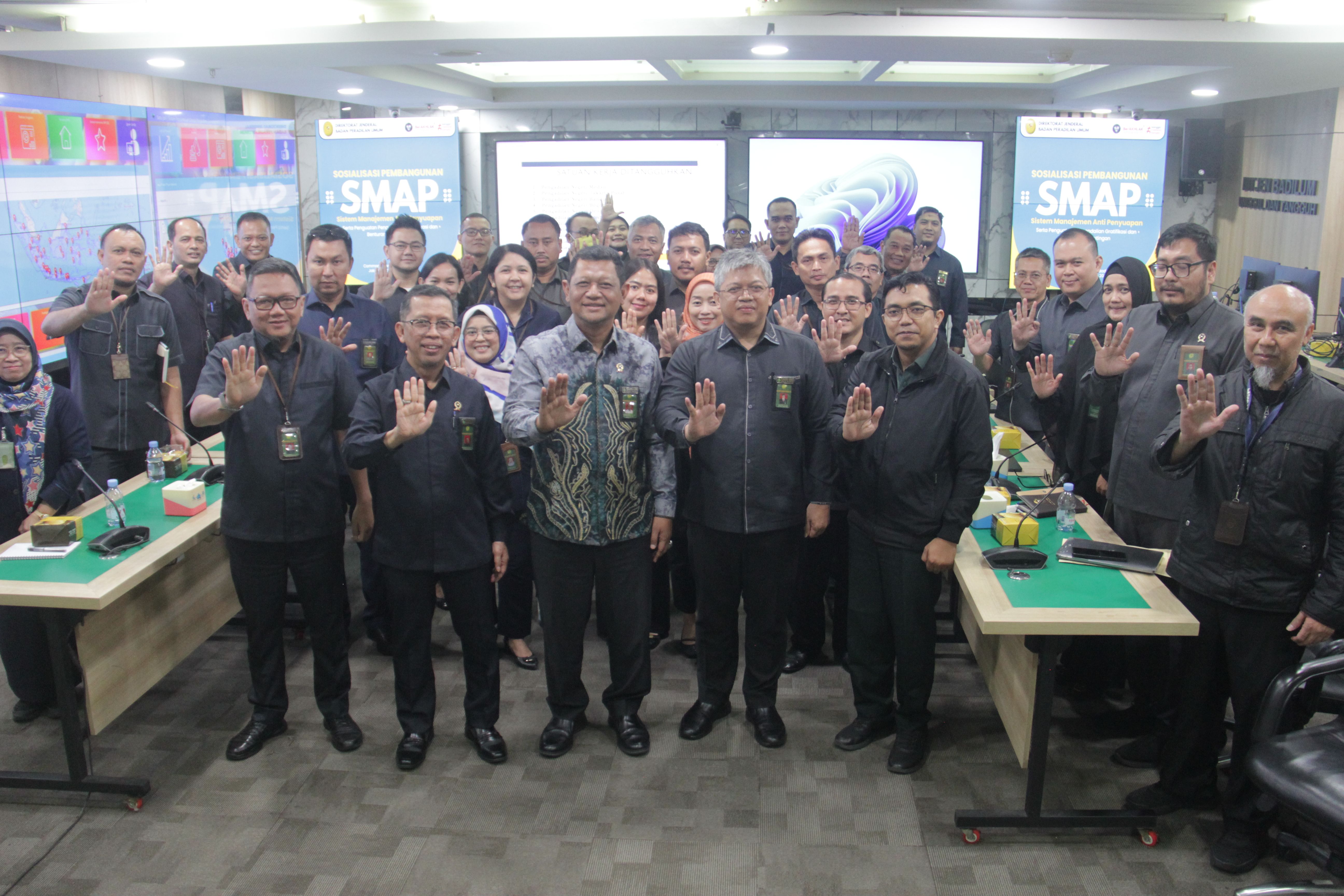 Kenalkan Sistem Anti Penyuapan, Ditjen Badilum Gandeng Bawas MA