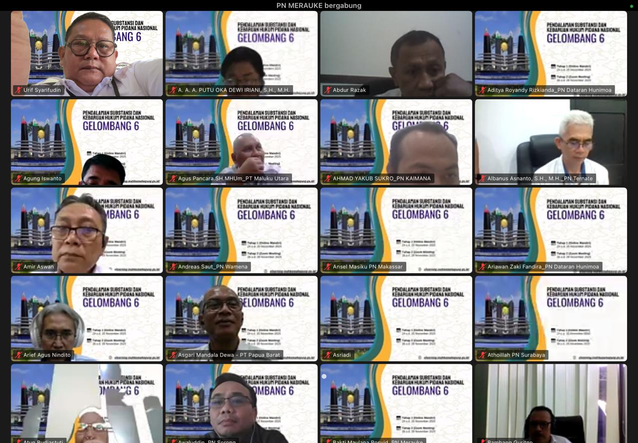 Kepala BSDK: Pelatihan KUHP Baru Komitmen MA Perkuat Kapasitas Peradilan