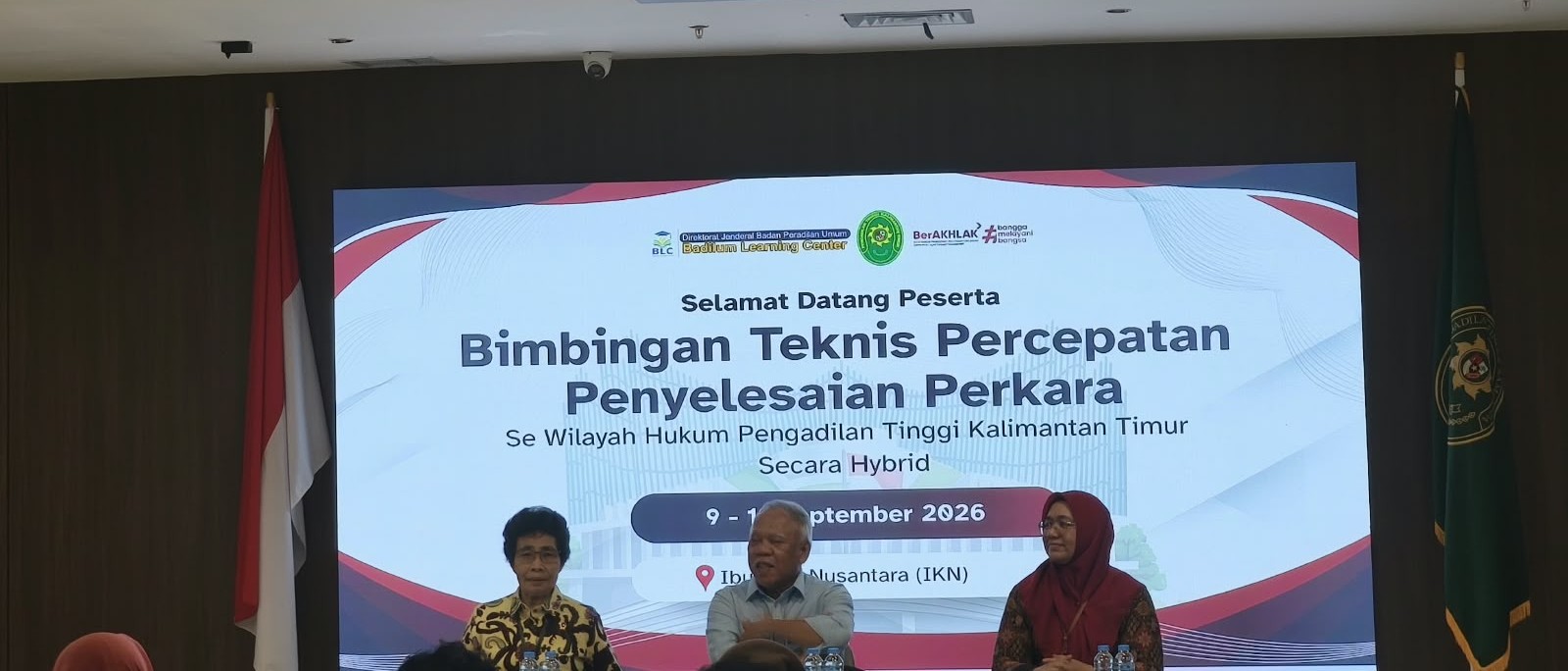 Kepala Otorita IKN Hadir di Bimtek Percepatan Penyelesaian Perkara se PT Kaltim