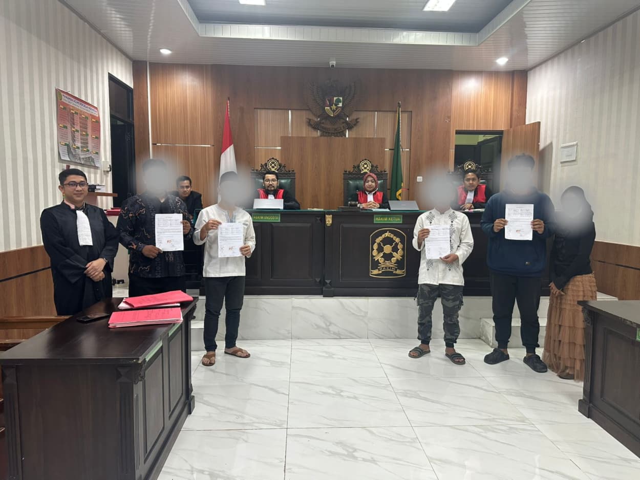 Keroyok Kurir COD Gegara Paket Rp50 Ribu, PN Pangkalan Balai Terapkan RJ