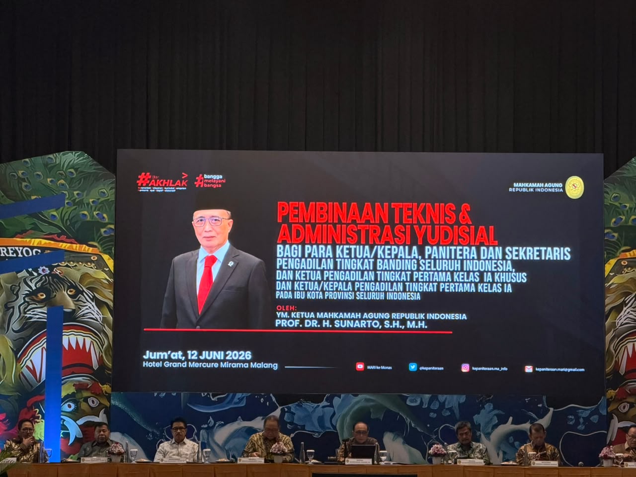 Ketua MA: Kenaikan Penghasilan Hakim Harus Dibalas dengan Kinerja & Integritas Lebih Tinggi