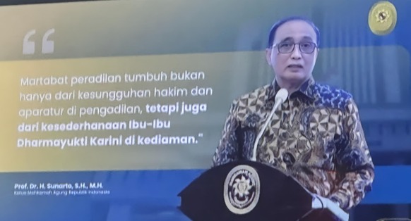 Ketua MA: Martabat Peradilan Tumbuh dari Kesederhanaan dan Peran Keluarga