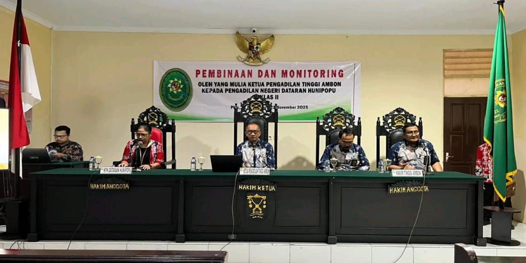 Ketua PT Ambon : Peganglah Kunci Profesionalitas, Integritas & Tertib Rumah Tangga