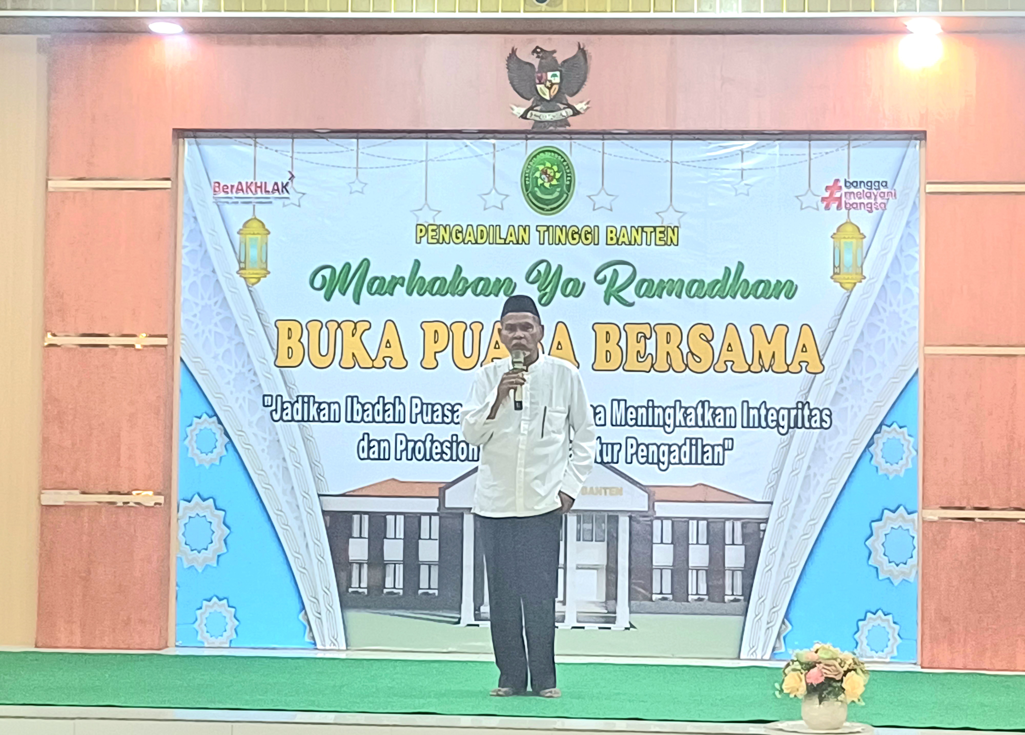 Ketua PT Banten Suwidya: Puasa Sebagai Madrasah Integritas & Profesionalitas Aparatur Peradilan