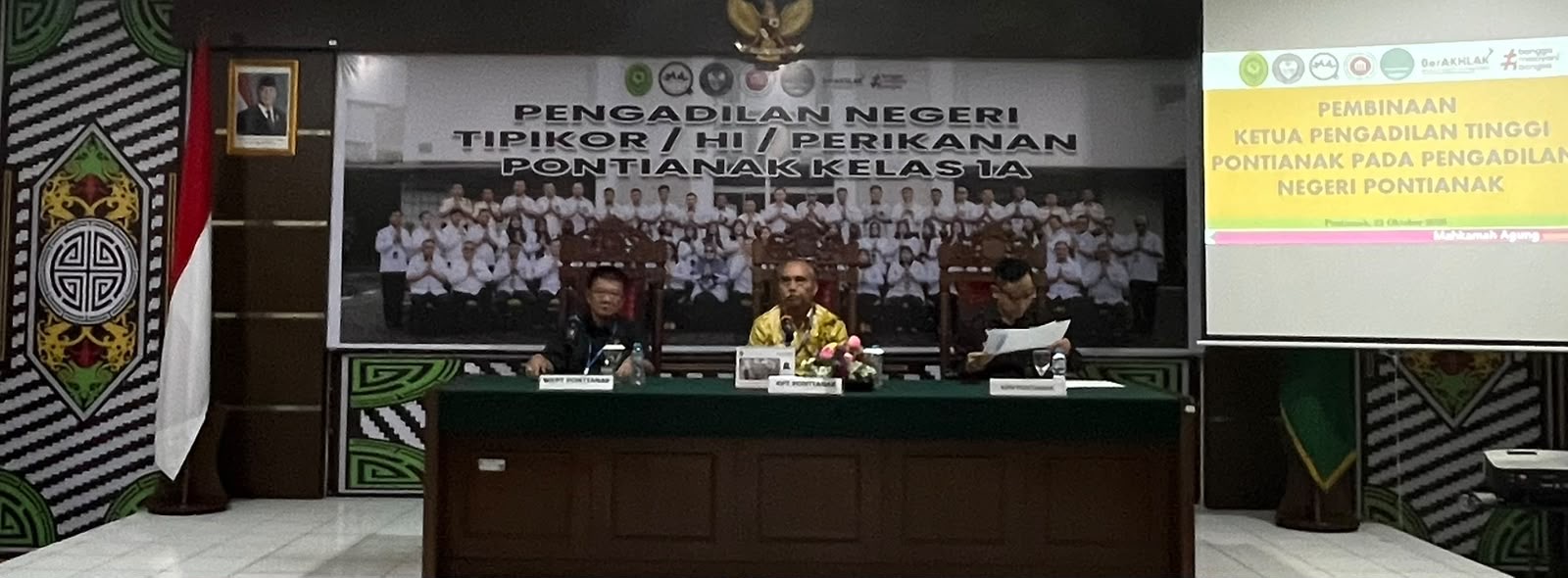 Ketua PT Pontianak Ingatkan Hakim Jaga Integritas Moral dalam Menangani Perkara