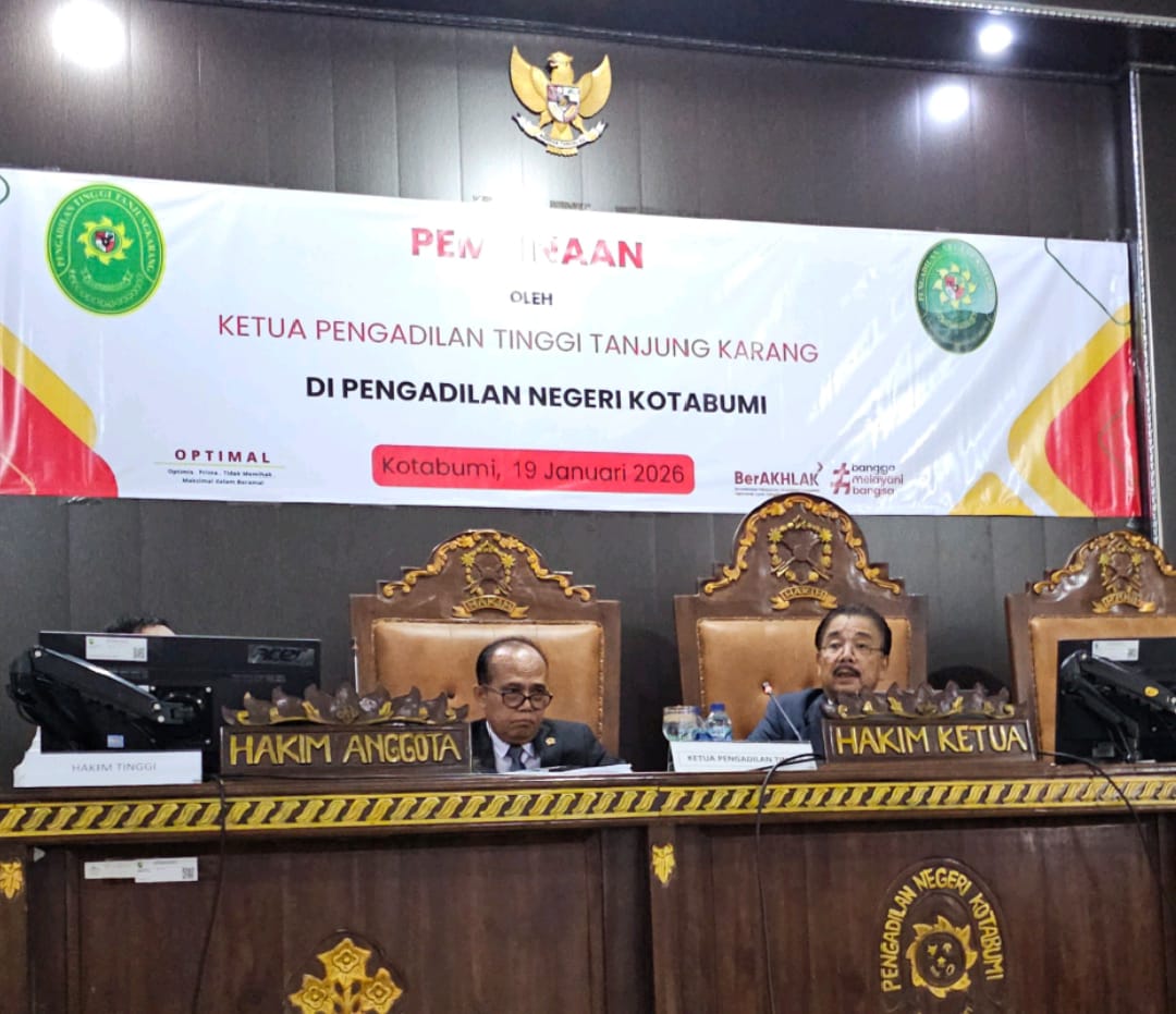 Ketua PT Tanjungkarang Ingatkan Loyalitas Hakim untuk Negara-Pencari Keadilan