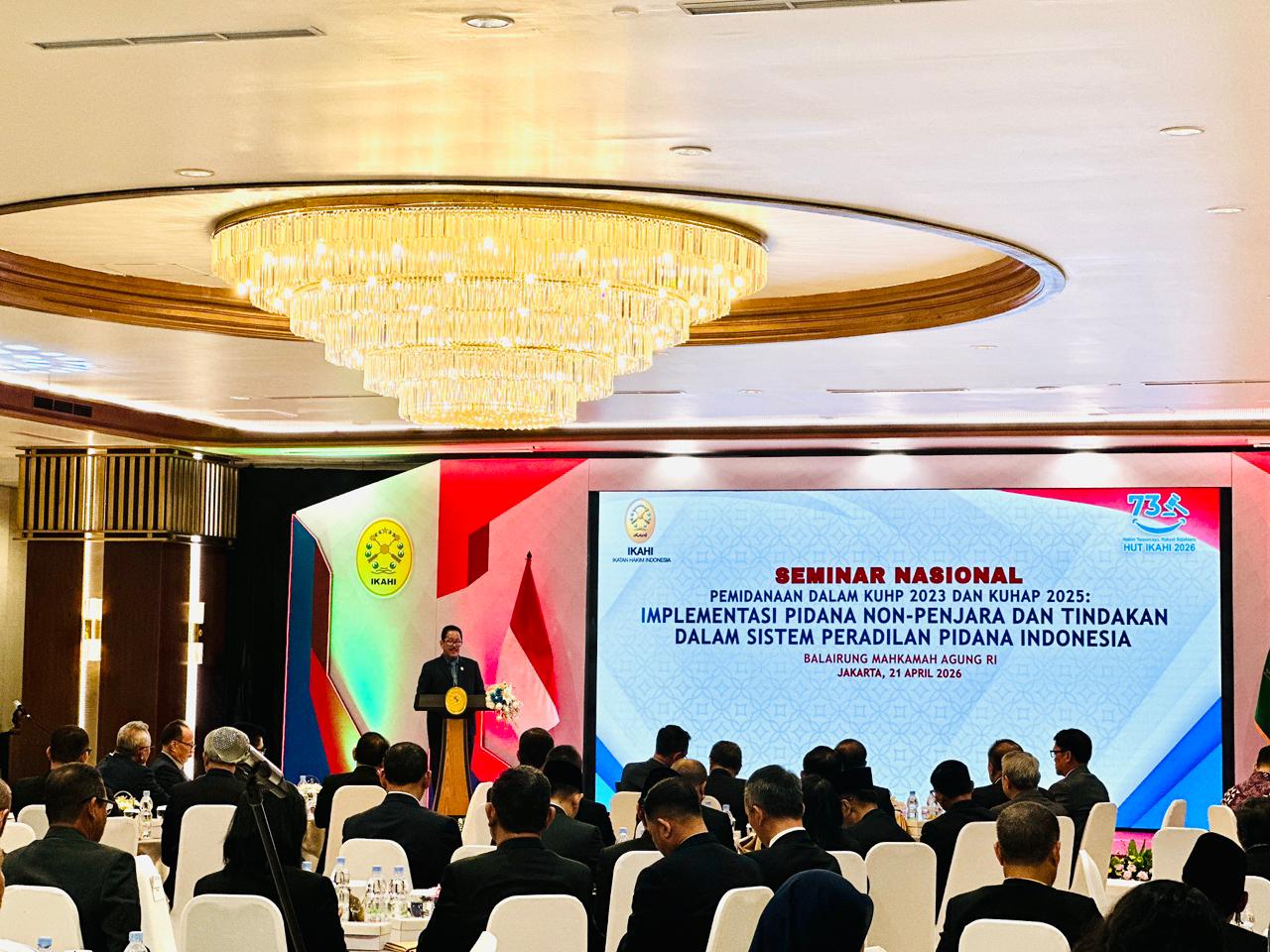 Ketum IKAHI Tekankan Pemidanaan Sebagai Instrumen Terakhir