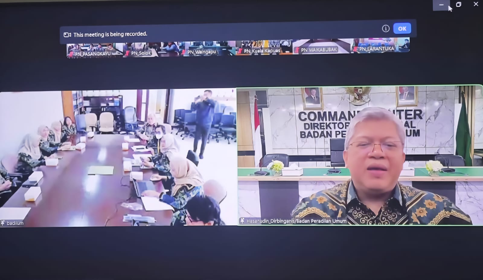 Kick Off Bimtek Mediator: Dirbinganis Soroti Kebutuhan Mediator