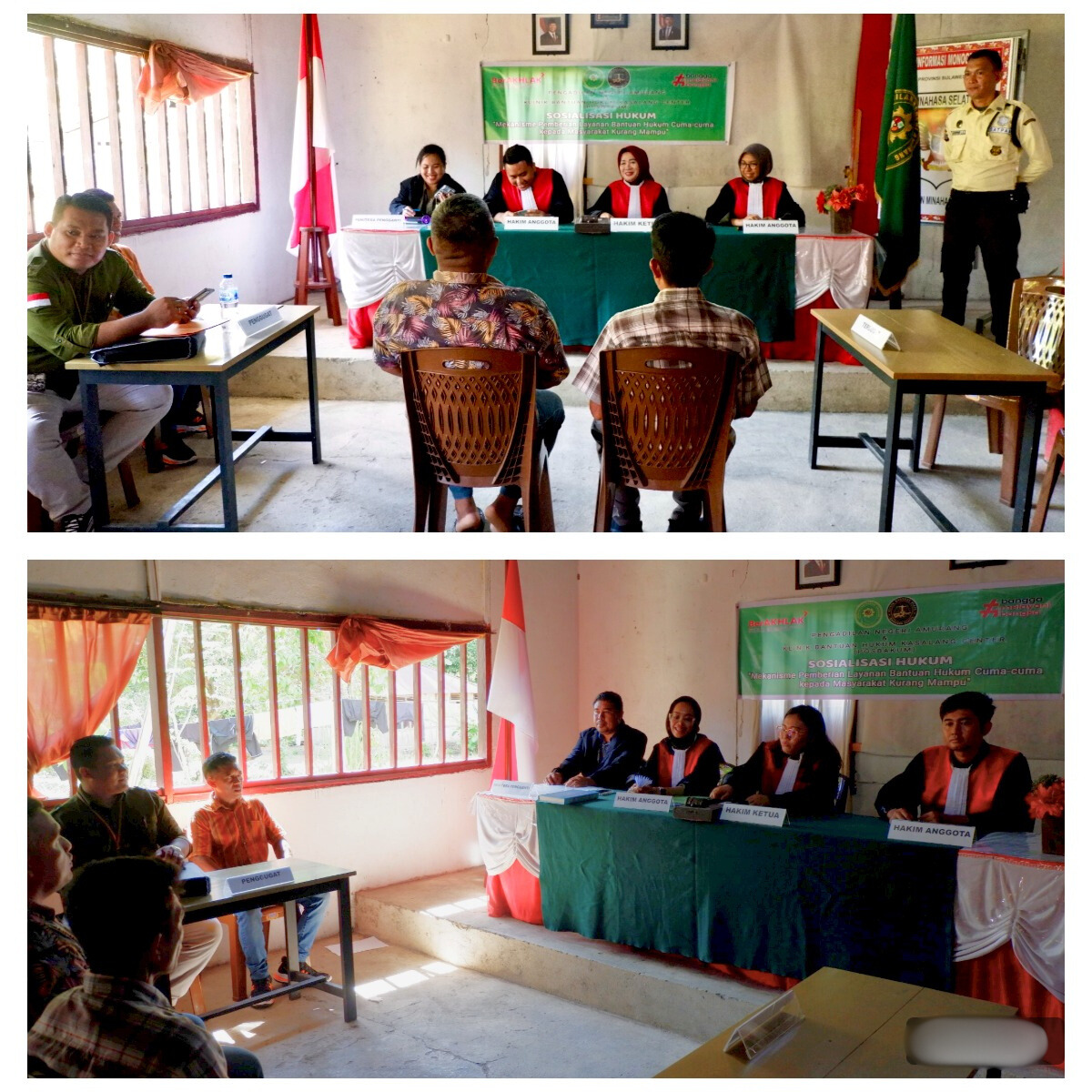 Kini Giliran PN Amurang Terjun ke Masyarakat, Laksanakan Sidang Keliling