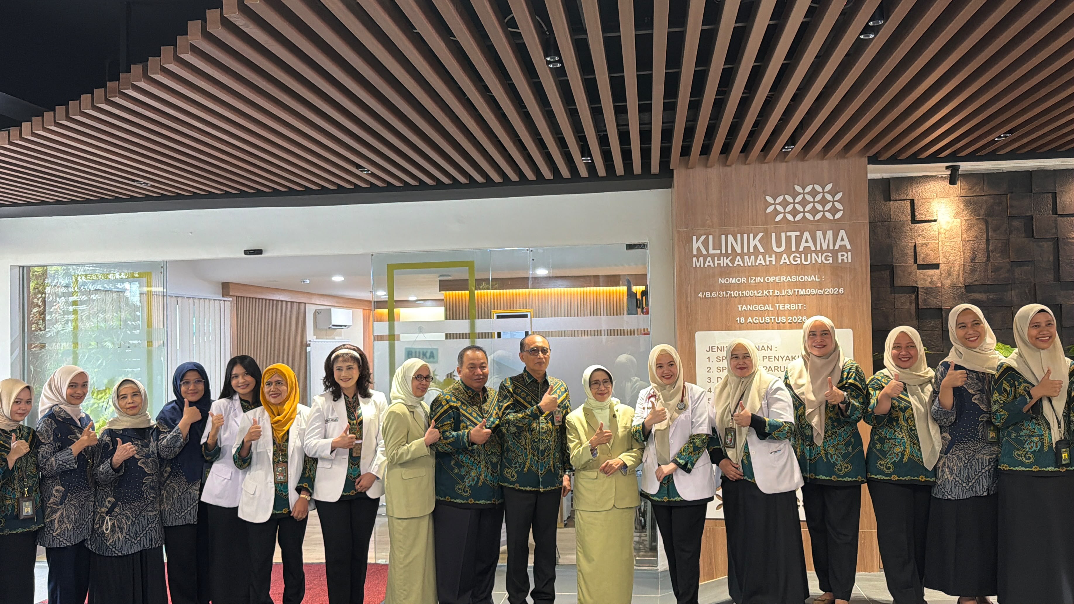 Klinik MA Diresmikan, Sediakan 7 Layanan Kesehatan Bagi Warga Peradilan