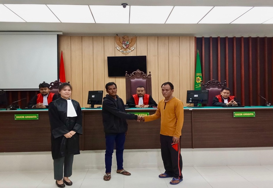 Korban Maafkan Pelaku Tanpa Ganti Rugi, PN Mentok Terapkan RJ Kasus Pencurian