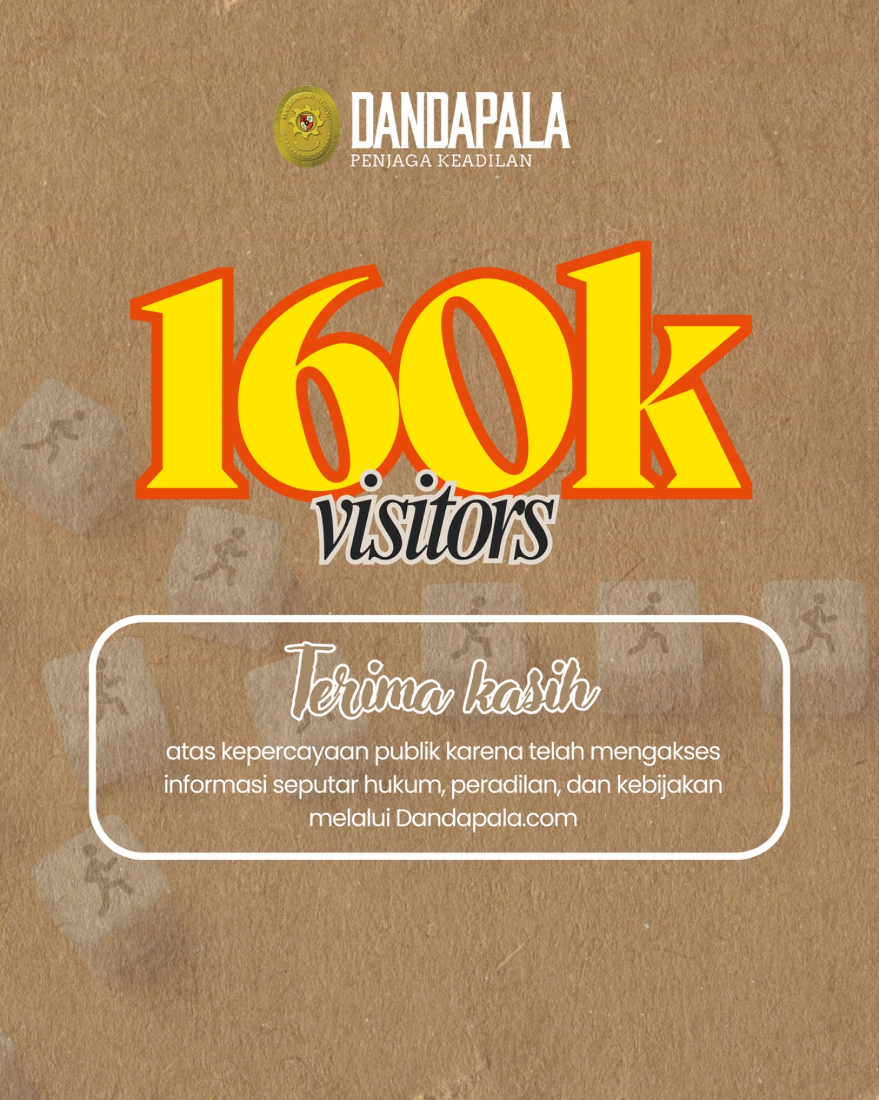 Kunjungan Harian Dandapala Lebih 160 Ribu, Rekor Baru Kepercayaan Publik