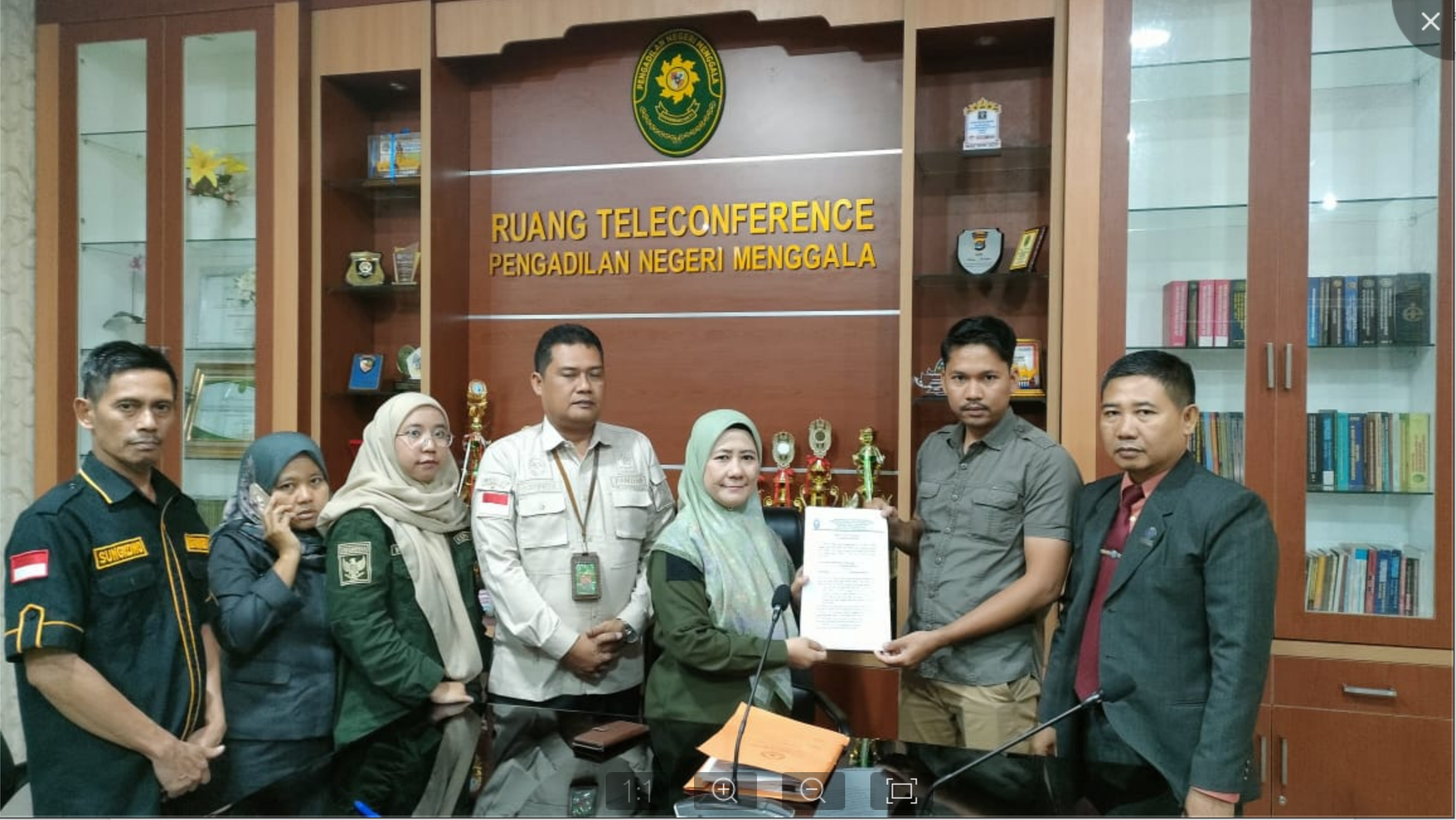 Lagi! PN Menggala Berhasil Eksekusi Objek Fidusia Secara Sukarela