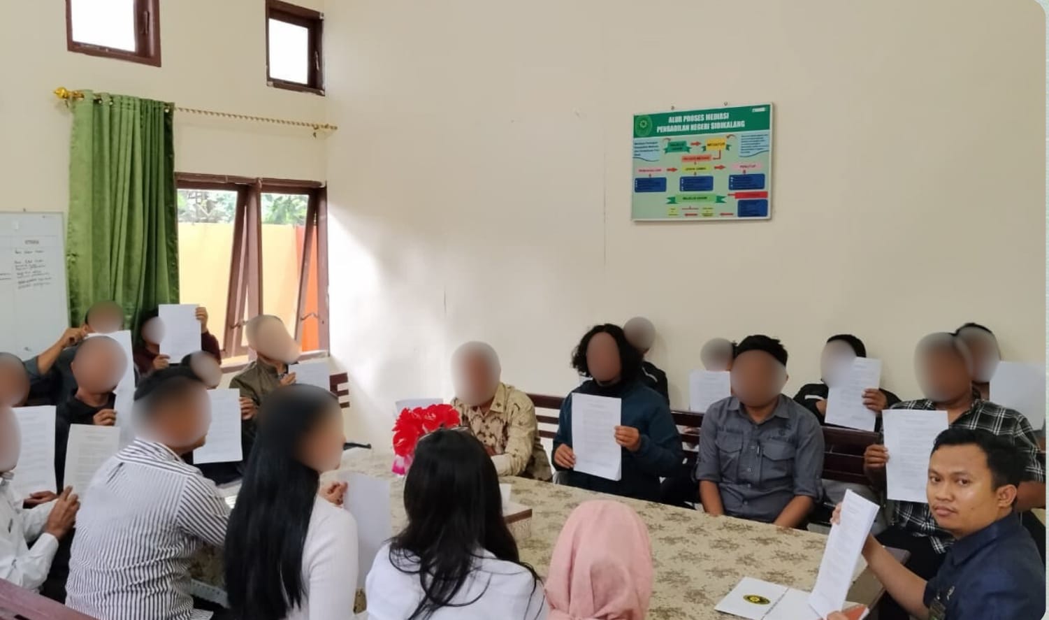 Lewat Mediasi & Pendekatan Adat, PN Sidikalang Selesaikan Konflik Tanah Gereja