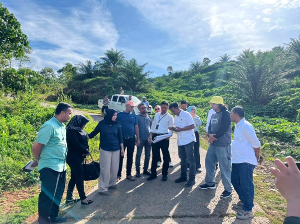 Lewati Bukit & Sungai, PN Bireuen Gelar Pemeriksaan Setempat di HGU PT Blang Ketumba