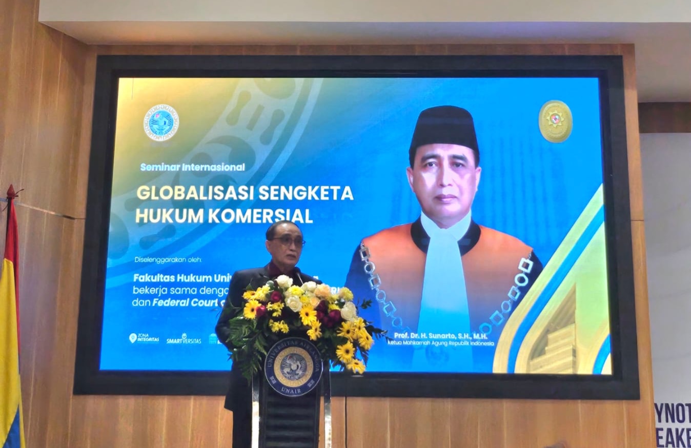 MA dan Federal Court Australia Bahas Globalisasi Sengketa Komersial di Unair