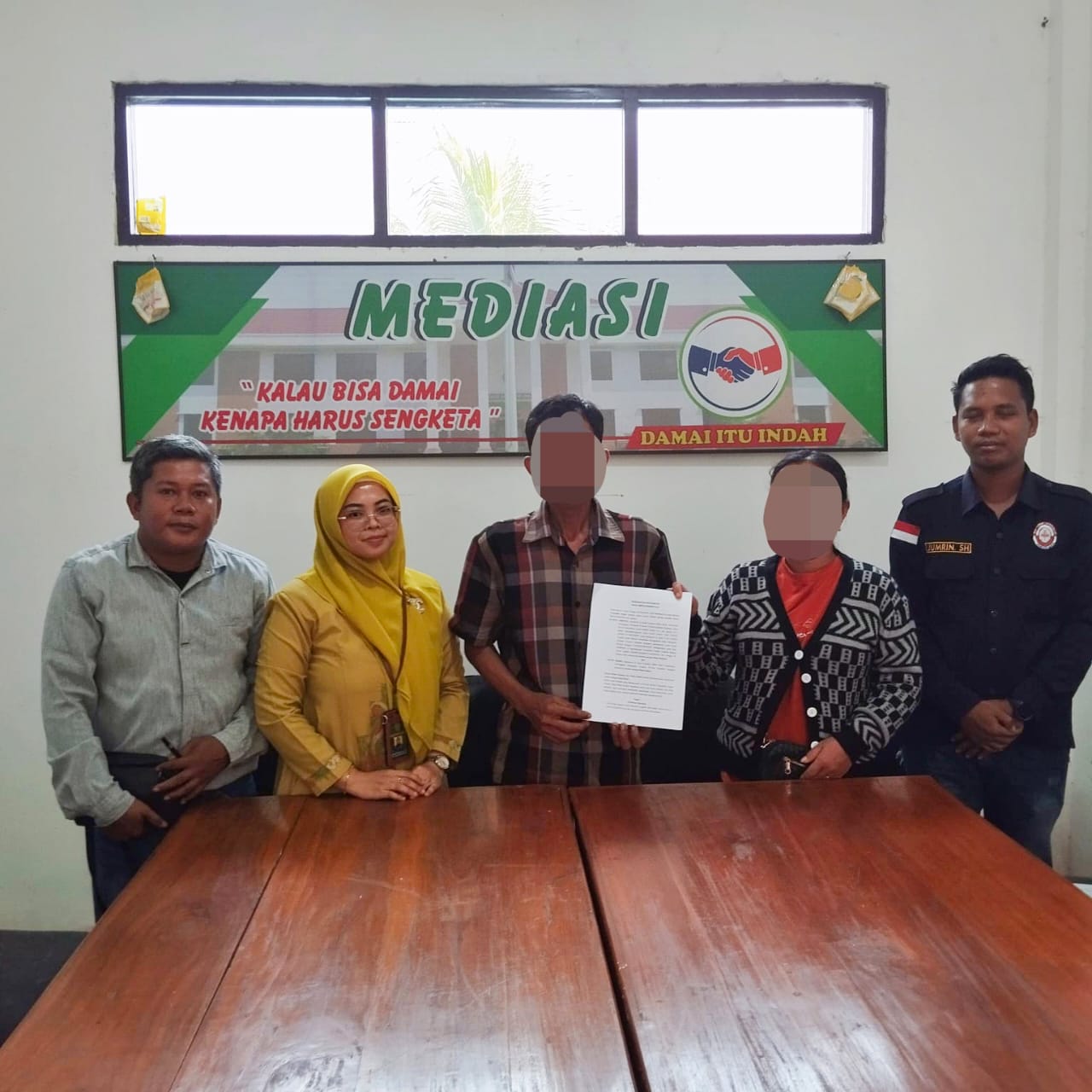 Mediasi Perceraian di PN Unahaa Berhasil, Pasutri Ini Akhirnya Bersatu Kembali