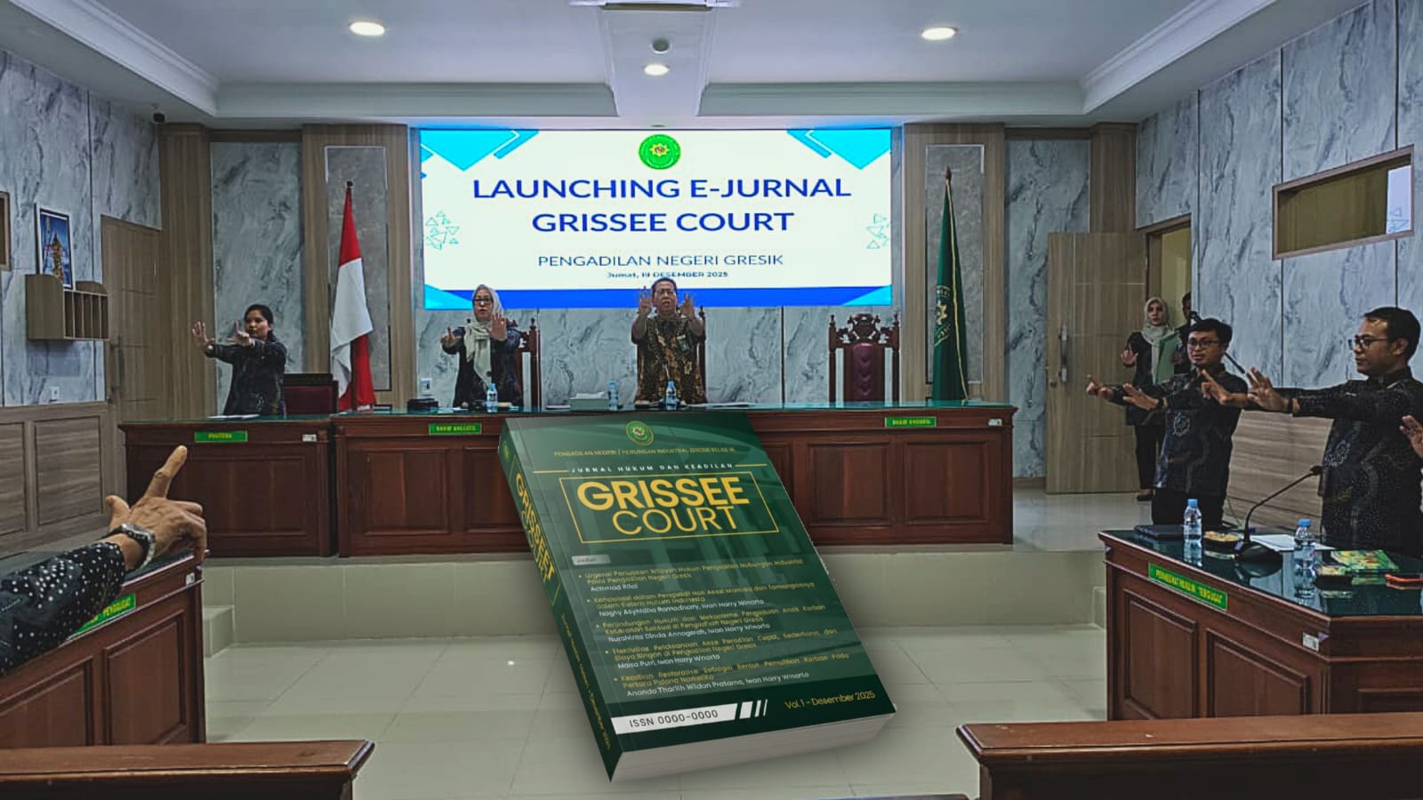 Memupuk Integritas Melalui Tulisan, PN Gresik Luncurkan Jurnal Hukum Grisse Court